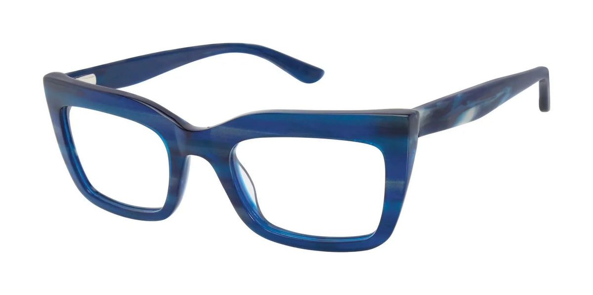 NEW GX by Gwen Stefani GX051 Navy Eyeglasses 49mm with GX Case