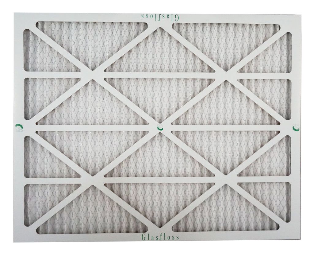 Glasfloss Air Filter 24x28x2 - 2" MERV 10 - (Pack of 4) - Pleated AC or HVAC Air Filter - Furnace Air Filter - Home or Office - Made In The USA.