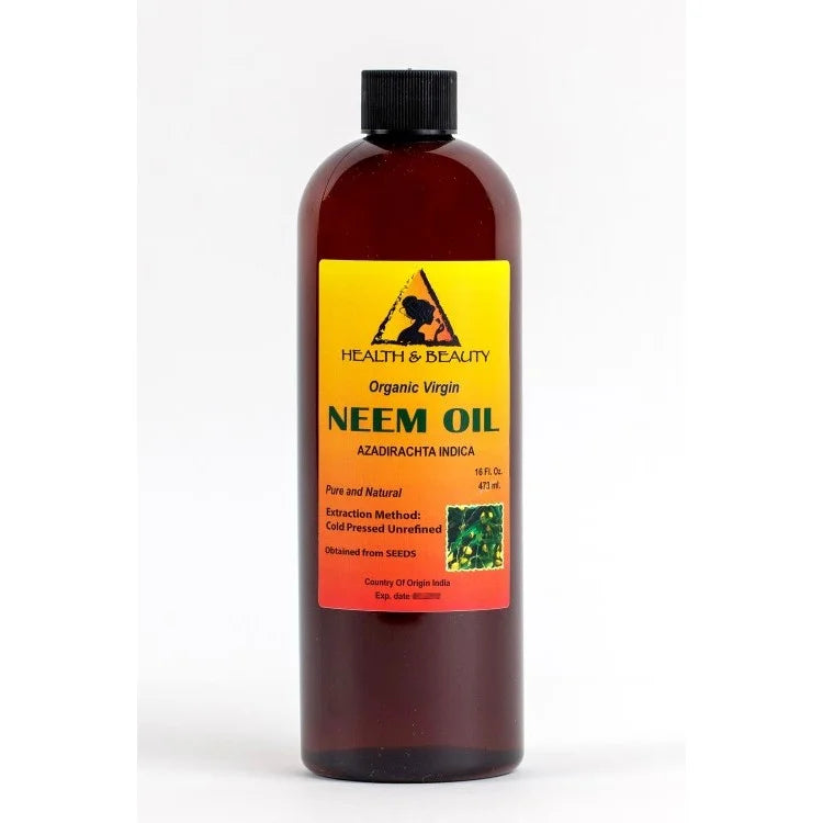 NEEM OIL ORGANIC UNREFINED CONCENTRATE VIRGIN COLD PRESSED RAW PURE 64 OZ