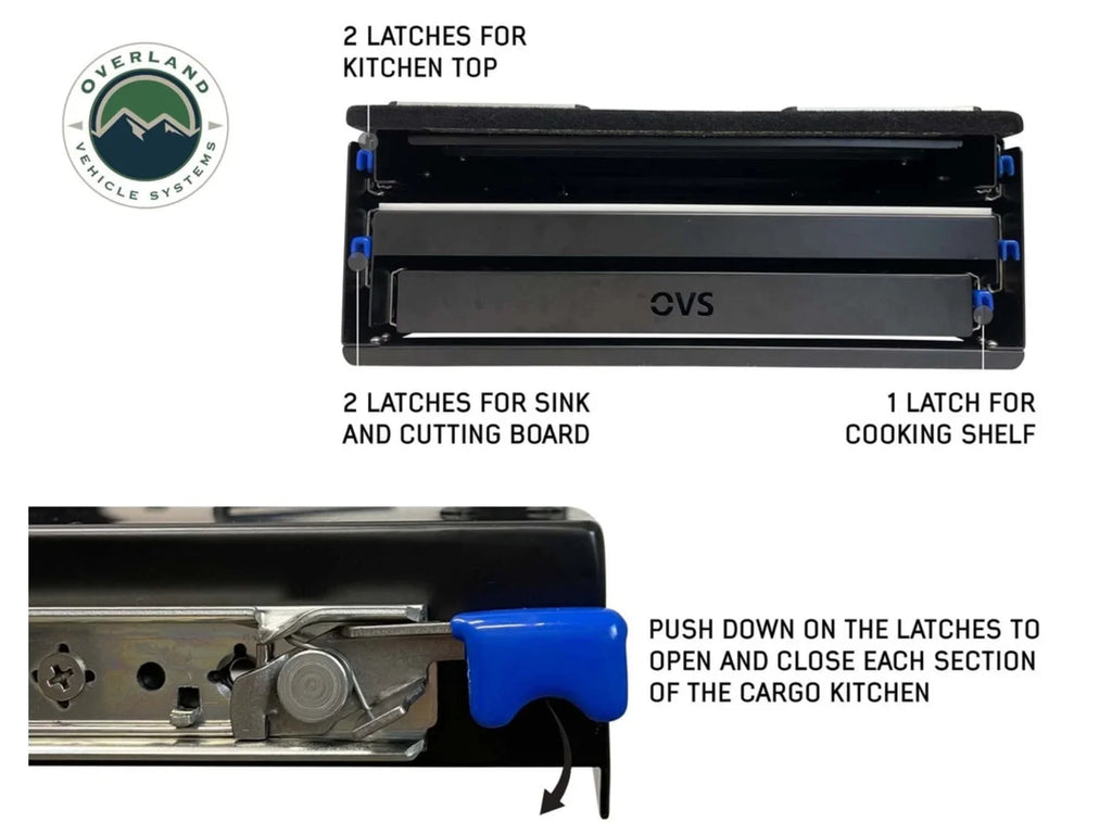 Overland Vehicle Systems 21010401 Cargo Box with Slide Out Drawer