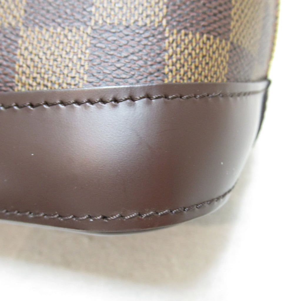 Pre-Owned LOUIS VUITTON Alma handbag Brown Ebene Damier PVC coated canvas N51131 (Good)