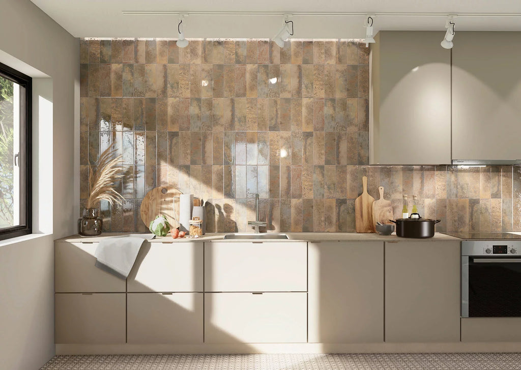MSI Marza Rust 4 In. X 12 In. Glossy Ceramic Brown Subway Wall Tile