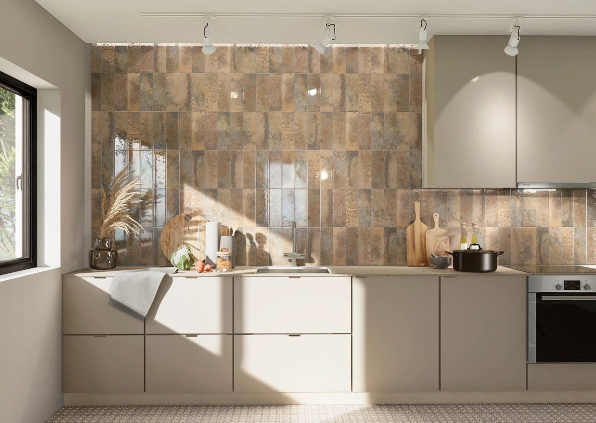 MSI Marza Rust 4 In. X 12 In. Glossy Ceramic Brown Subway Wall Tile