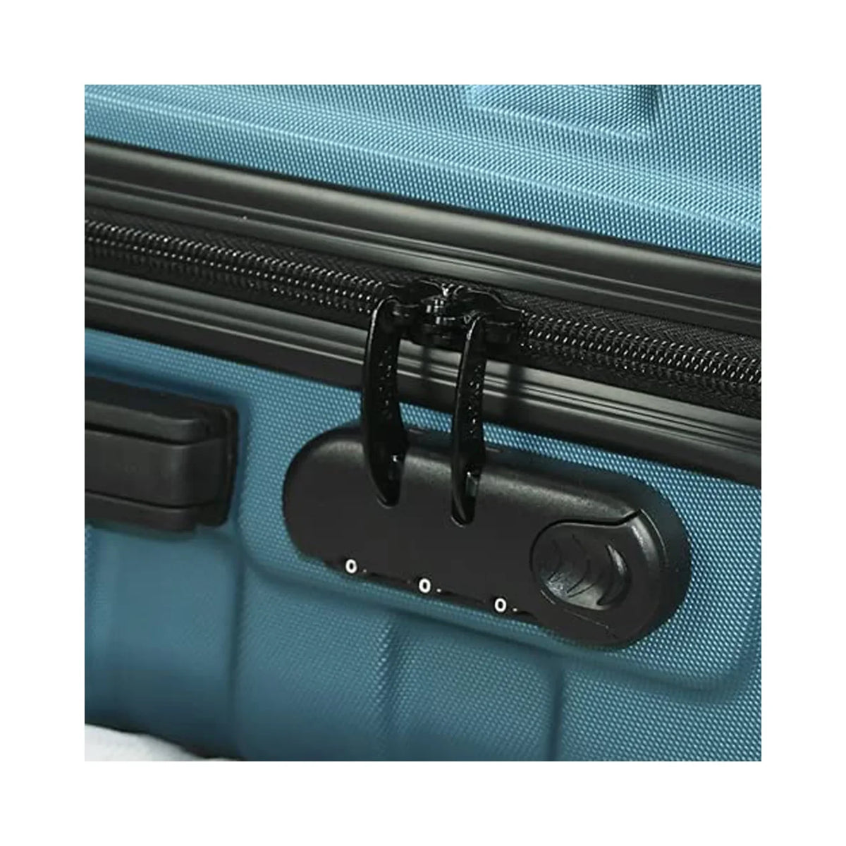 Hipack Prime Suitcases Hardside Luggage with Spinner Wheels, Turquoise, 3-Piece Set (20/24/28)