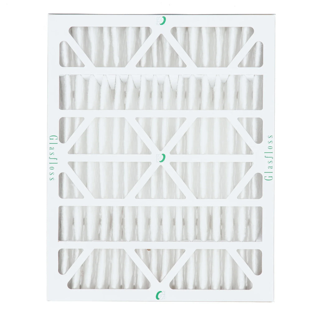 16x20x4 MERV 13 Pleated AC Furnace Air Filters by Glasfloss Industries. 4 Pack (Actual Depth: 3-3/4")