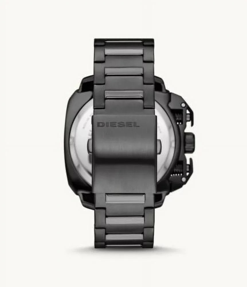 DIESEL BAMF MEN'S BLACK STAINLESS STEEL CHRONOGRAPH WATCH DZ7449 NEW