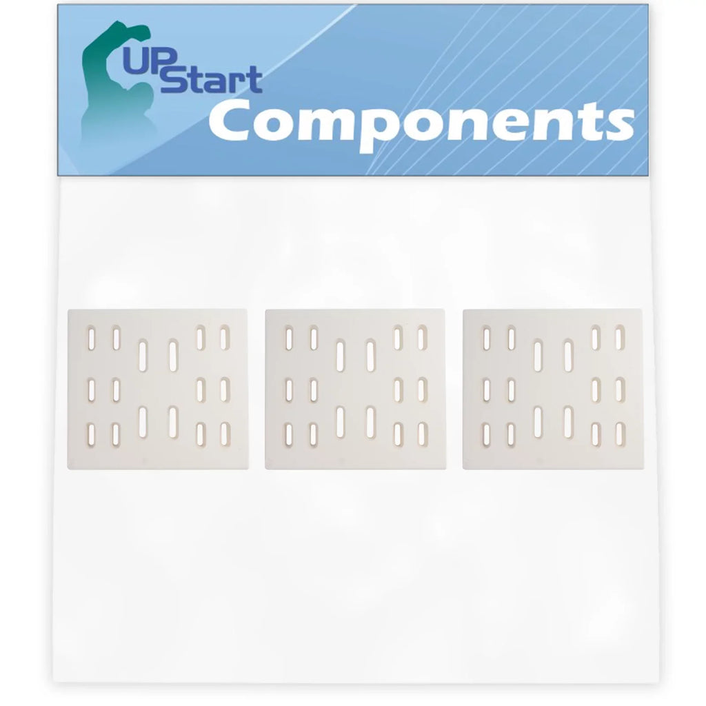 3-Pack BBQ Grill Heat Shield Plate Tent Replacement Parts for Bakers And Chefs 9905TB - Compatible Barbeque Ceramic Flame Tamer, Guard, Deflector, Flavorizer Bar, Vaporizer Bar, Burner Protection 8"