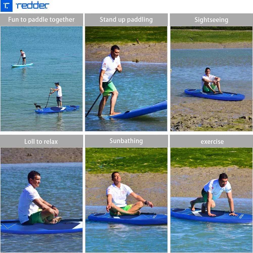 Utopia Inflatable Stand Up Paddle Boards with Premium SUP Paddle Board Accessories, Wide Stable Pattern Non-Slip Convenience Deck