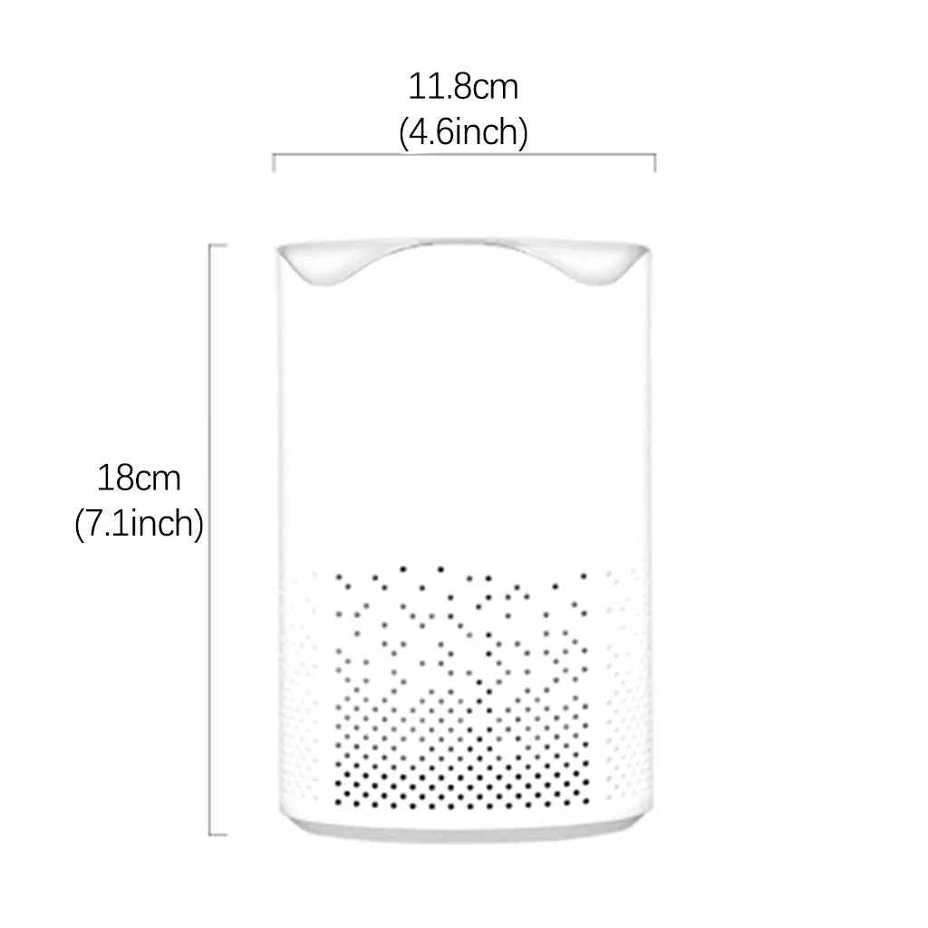 Tangnade humidifier humidifier Portable Home Desktop USB Air Disinfection Machine Air Purifier White