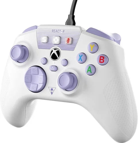 Turtle Beach REACT-R White XB [GAMES ACCESSORIES] Xbox One, Xbox Series X , White, Controller, PC Games