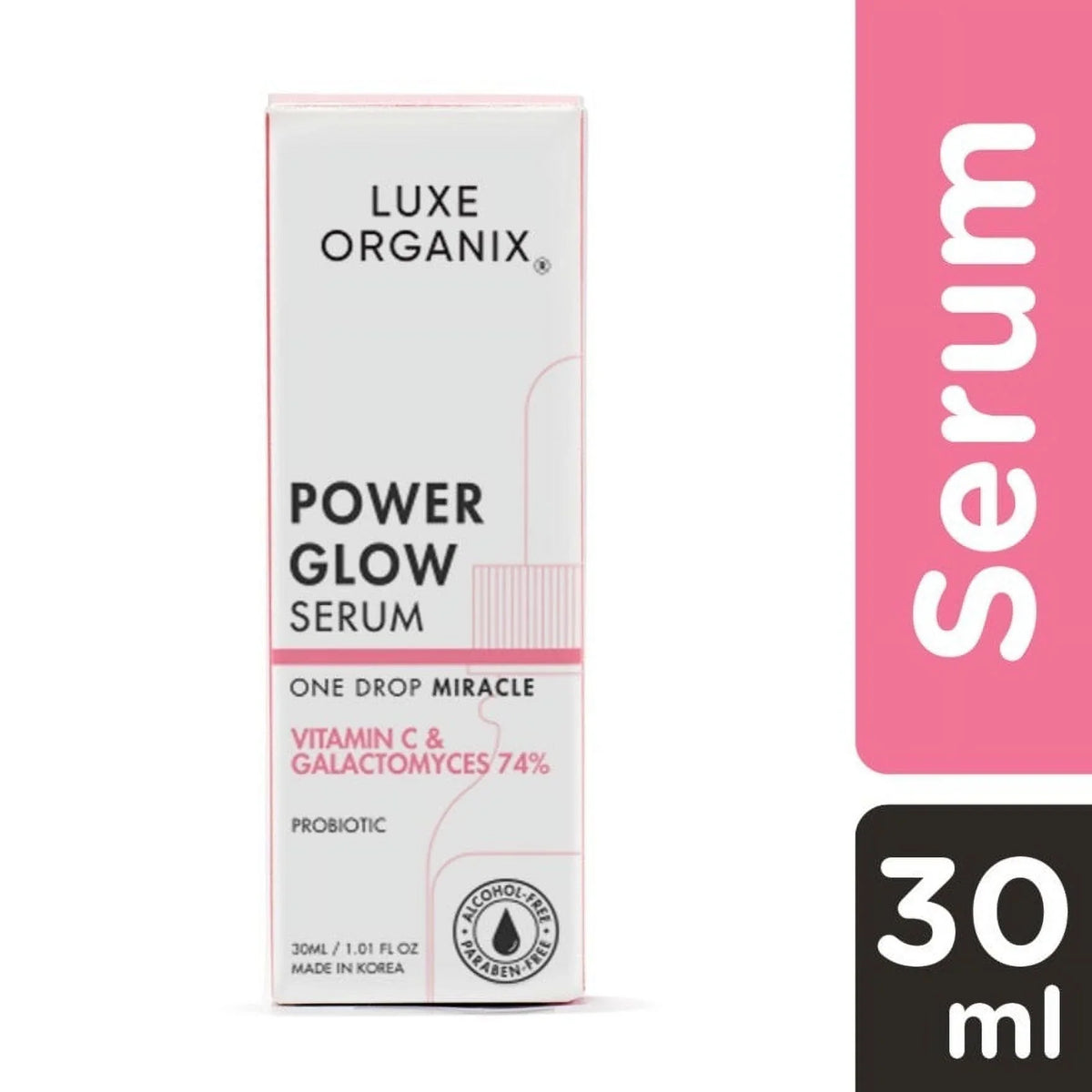 LUXE ORGANIX POWER GLOW SERUM 30ML