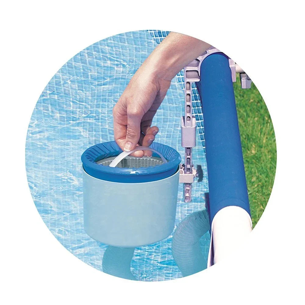 Intex Above Ground Pool Sand Filter Pump Bundled w/ Intex Automatic Skimmer
