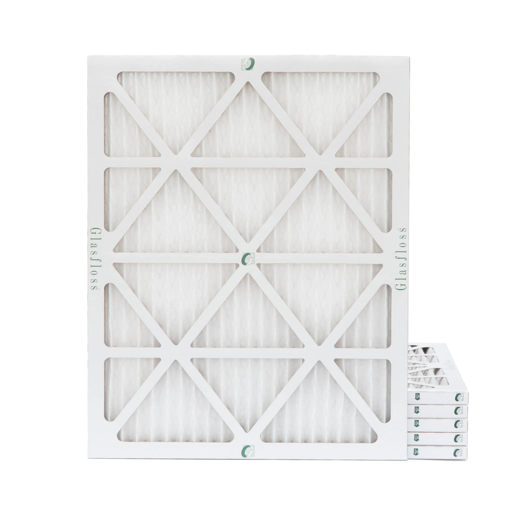 18x20x1 Merv 13 Pleated AC Furnace Air Filters by Glasfloss Industries. 6 Pack