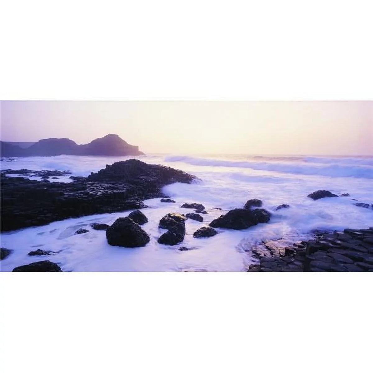 Giants Causeway Co Antrim Ireland - Area Style A Unesco World Heritage Site with Basalt Columns Poster Print by The Irish Image Collection - 29 x 13
