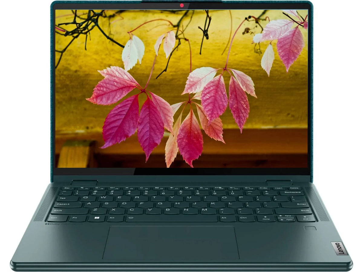 Lenovo 2023 Yoga 6 2-in-1 360° 13.3" WUXGA Touchscreen Laptop, AMD Ryzen 5 5500U, 8GB RAM, 2TB PCIe SSD, Backlit Keyboard, Fingerprint Reader, Win 11, Dark Teal, 32GB SnowBell USB Card