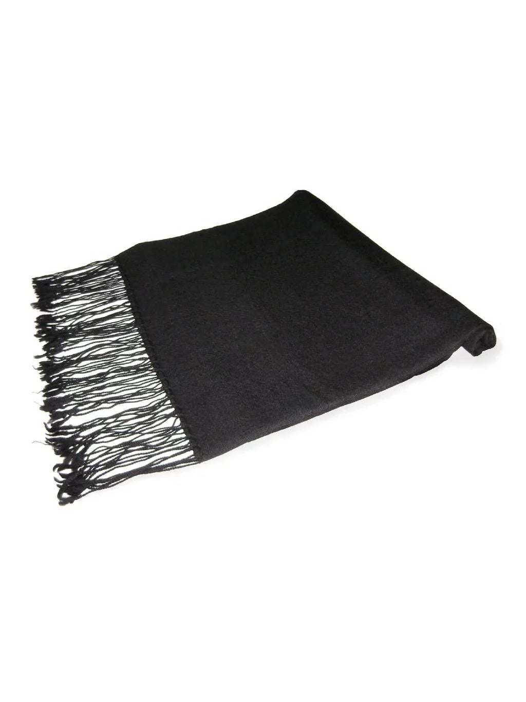 Biagio 100% Wool Pashmina Strong Scarf BLACK Color Womens Shawl Wrap Scarves