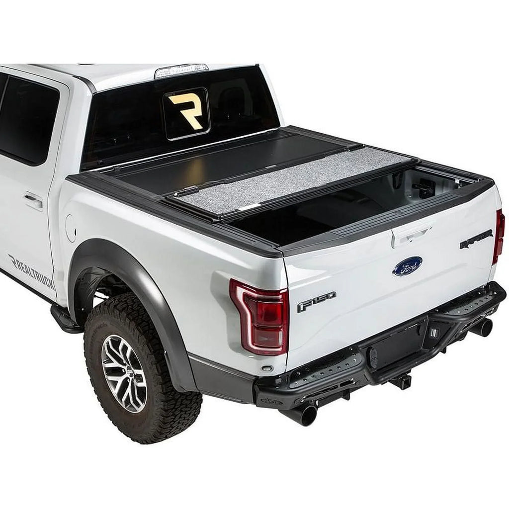 Enclosure Ultra Flex Hard Folding Truck Bed Tonneau Protection | UX42014 | Fits 2016 - 2023 Toyota Tacoma (fits w/ or w/o bedside storage boxes) 5' 1" Bed (60.5")