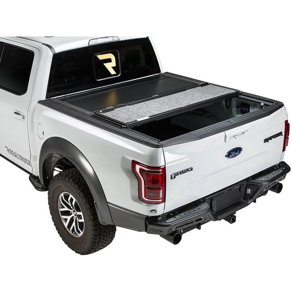 Enclosure Ultra Flex Hard Folding Truck Bed Tonneau Protection | UX42014 | Fits 2016 - 2023 Toyota Tacoma (fits w/ or w/o bedside storage boxes) 5' 1" Bed (60.5")