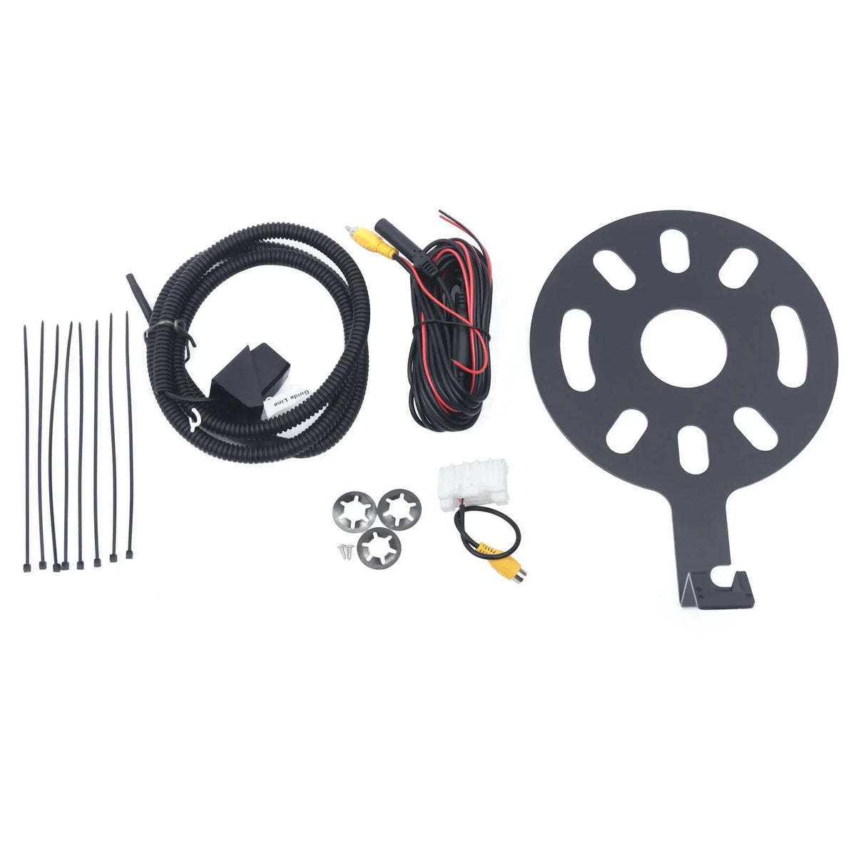 Backup Camera Mount for Jeep Wrangler JK 2007-17 Rear View Spare Tire Kits 170°
