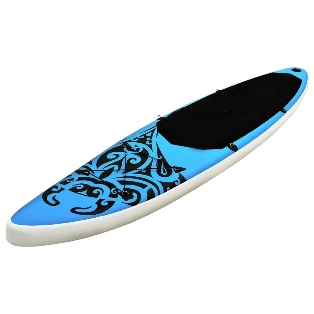 Walmeck Inflatable Paddleboard Set 126"x29.9"x5.9" Blue