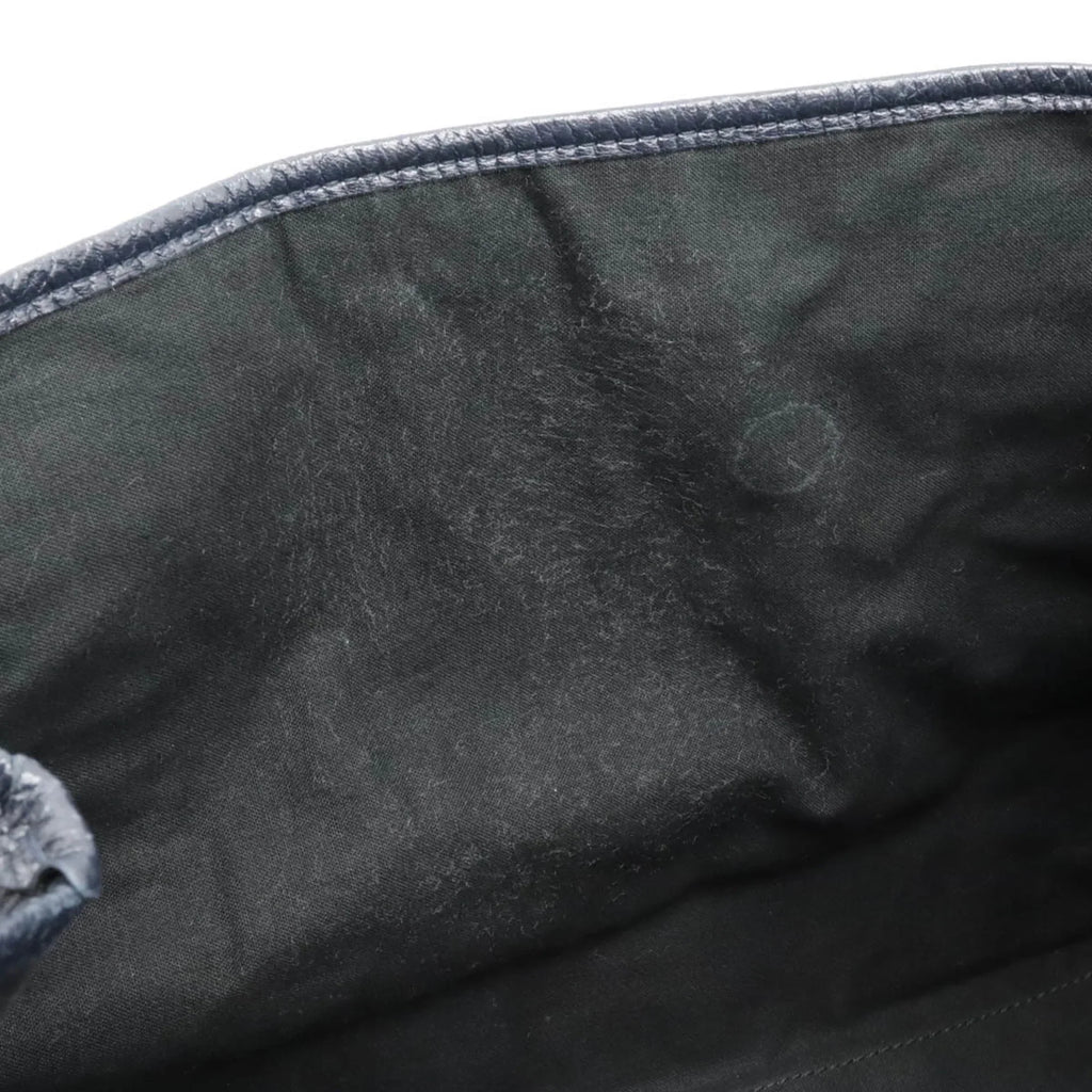 Pre-Owned Balenciaga 339933 Women's Leather Handbag,Tote Bag Navy (Good)