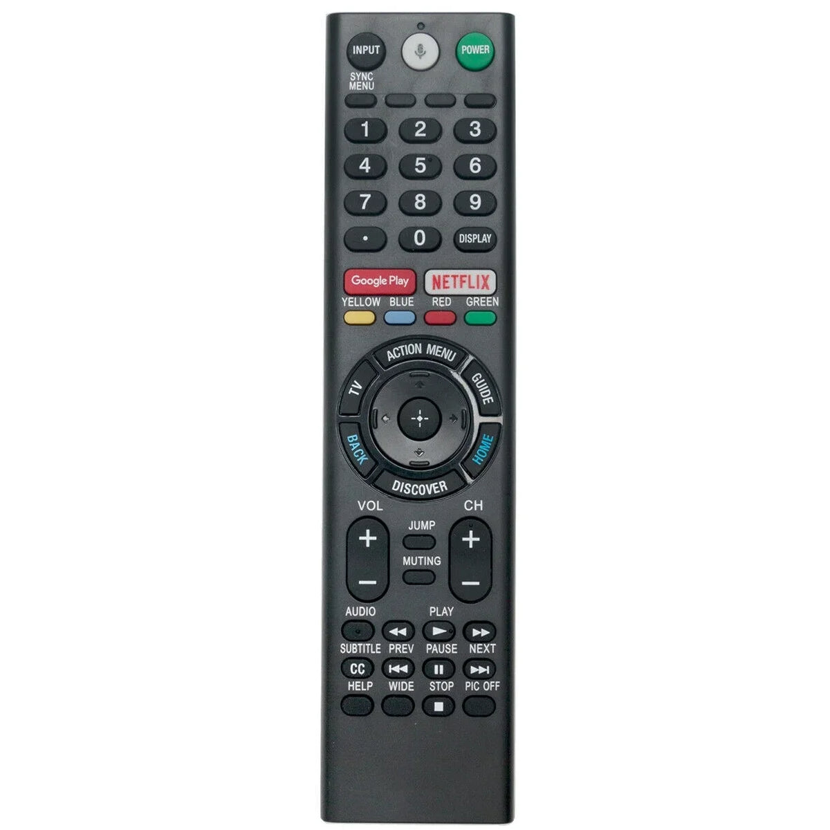 New RMF-TX201U Voice Replace Remote for Sony TV XBR-55A1E XBR-65A1E XBR-75Z9D