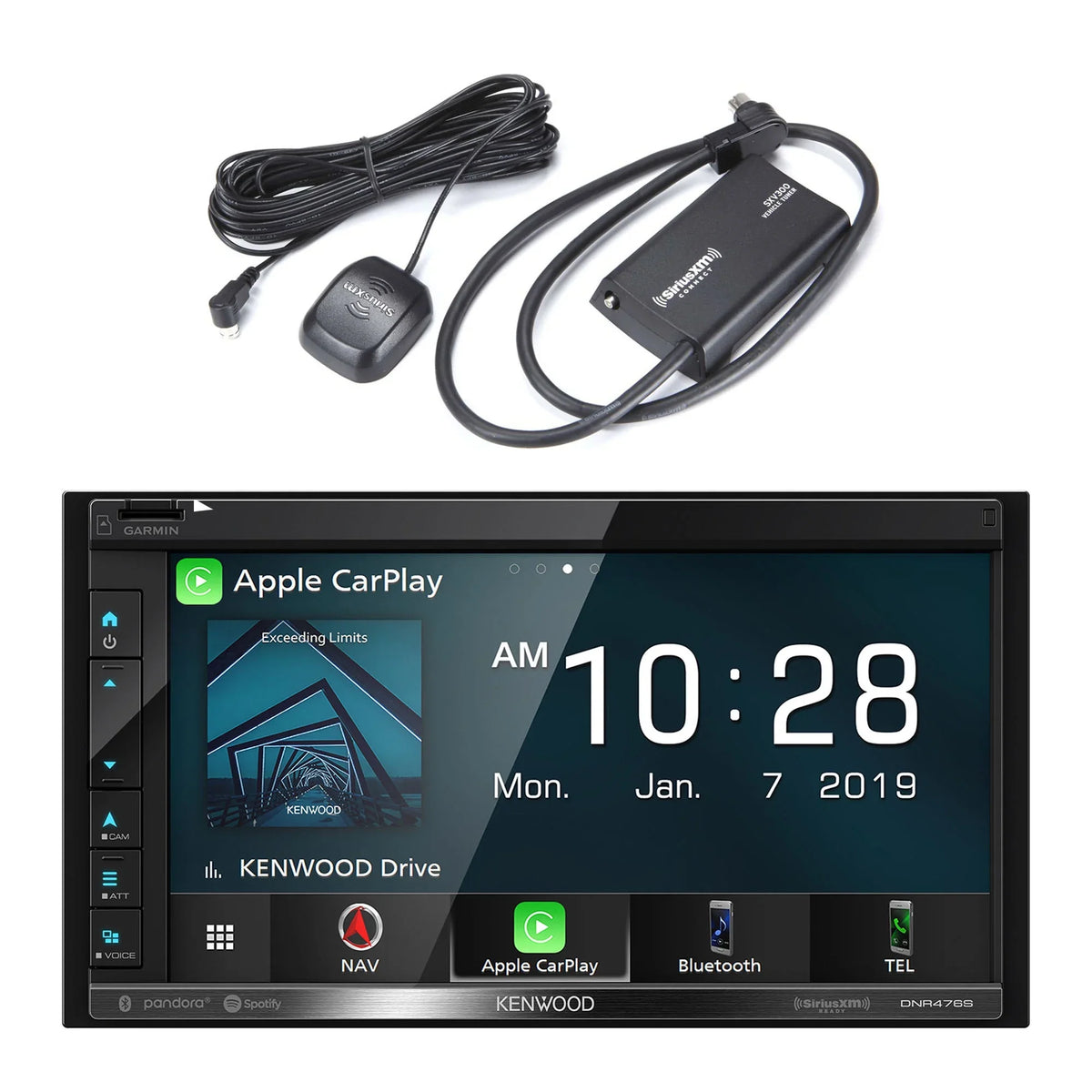 Plank DNR476S Digital Multimedia/Navigation Receiver with SXV300V1 SiriusXM Tuner