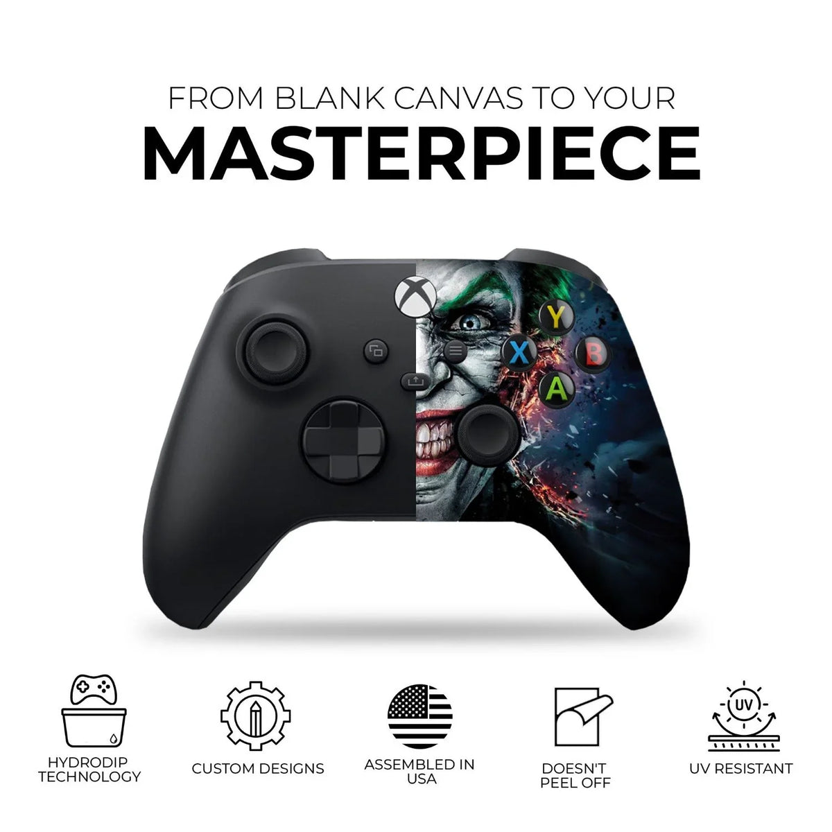 Dream Controller Original Wireless Custom Xbox One Controller - Works with Xbox One S/Xbox One X/PC/ Laptop with Windows 10, Custom Anti-Slip Gaming Controller with Bluetooth