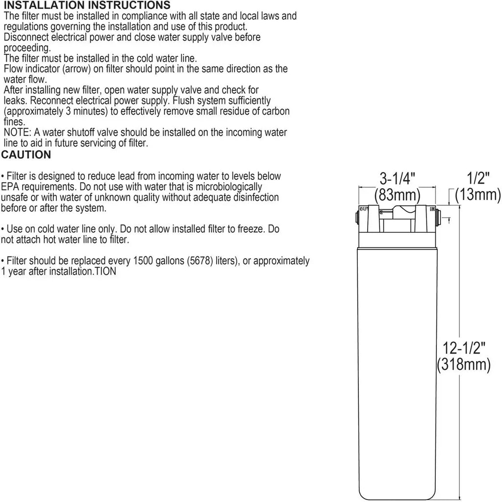 Halsey Taylor Replacement Filter Cartridge,For HT 55897C