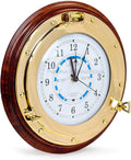 Nagina International 16" Premium Ornamental Time Tide Clock On Robust Deluxe Timber Base | Pirate's Ocean Beach Decor
