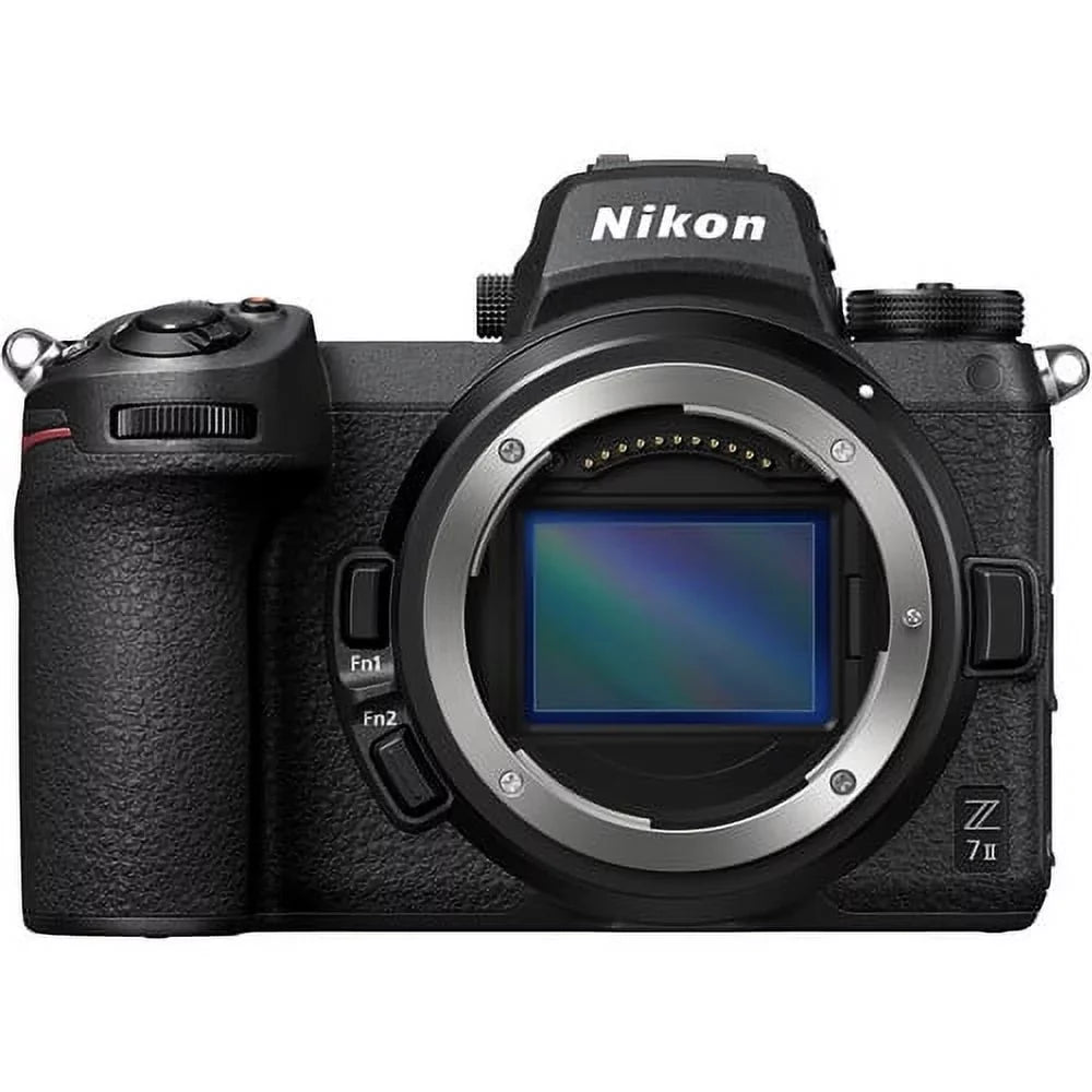 Nikon Z7 II Mirrorless Camera with NIKKOR Z 24-70mm f/4 S Lens + SanDisk 32GB Card + Case + Telephoto + Tripod + ZeeTech Accessory Bundle